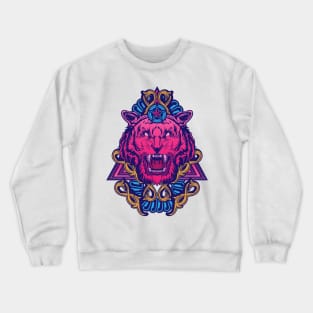 Neon Tiger Crewneck Sweatshirt